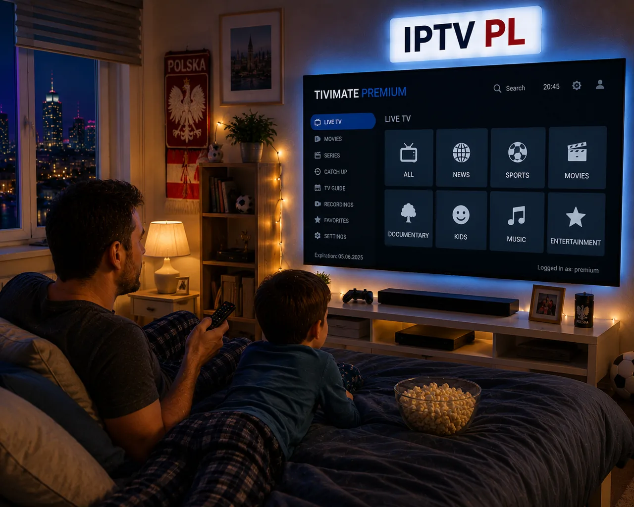 Przewodnik po kanalach — serial IPTV Polska